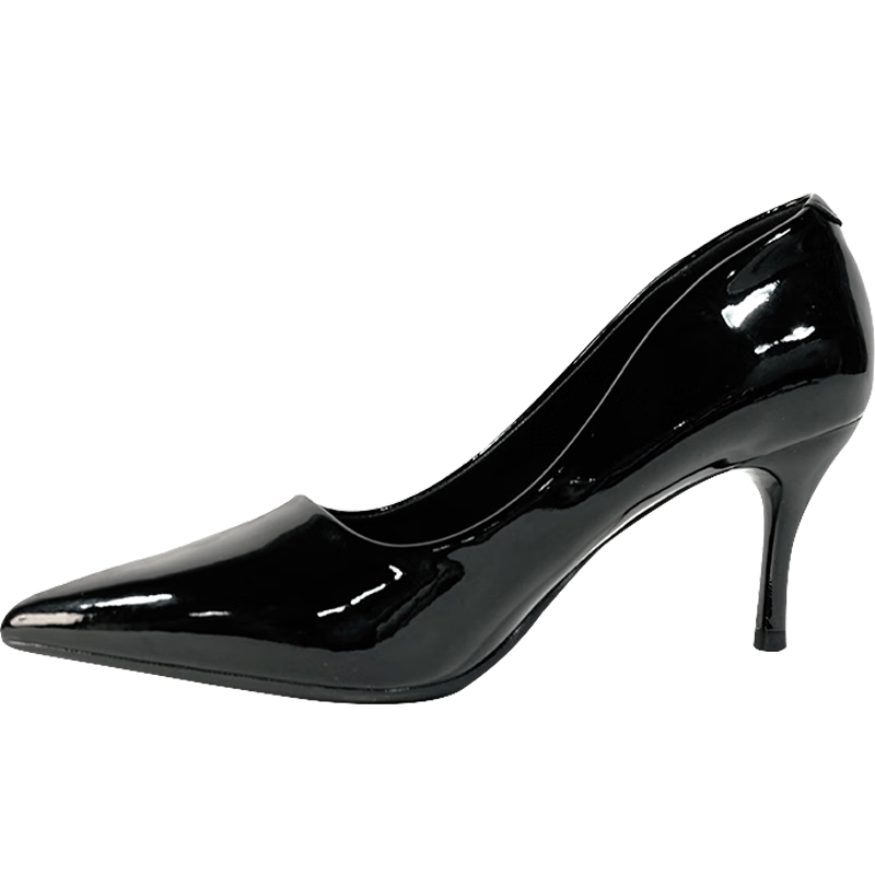 CARTELO Women's High Heels, Fashionable Women's Shoes, Pointed Toe Pumps, KCC-888 Black (7cm), Size 33