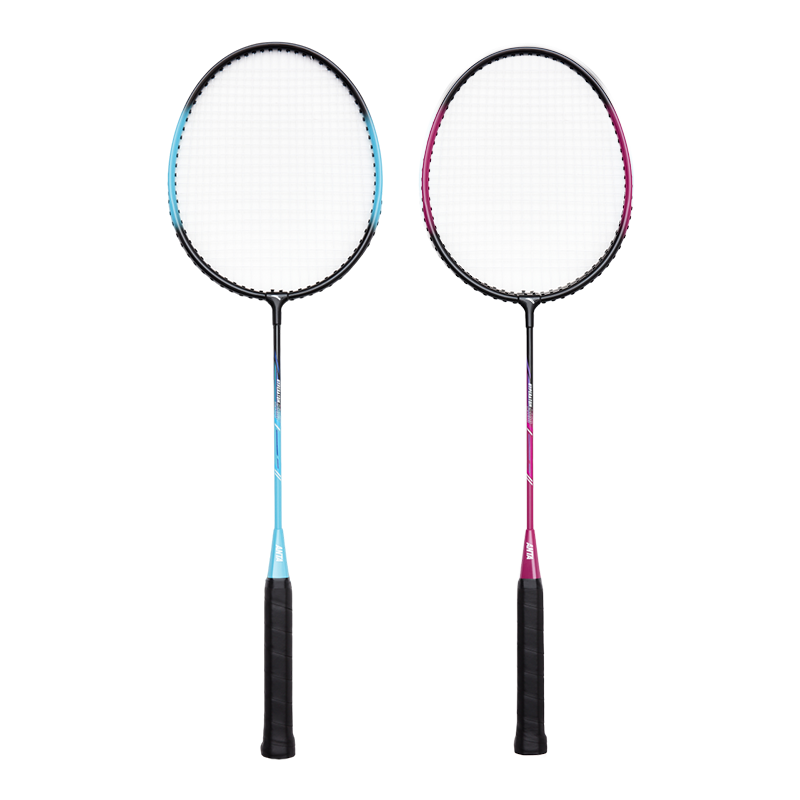 ANTA Badminton Racket Set for Men And Women, Durable Deep Groove Competition Double Racket with Nylon Shuttlecock And Grip Set