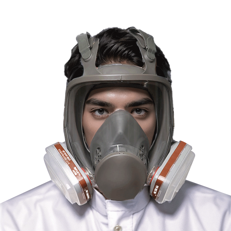 Telangjing Gas Mask Respirator for Protection Against Organic Gases, Chemicals, Grinding, Cement, Painting, Woodworking, And Pesticide Use