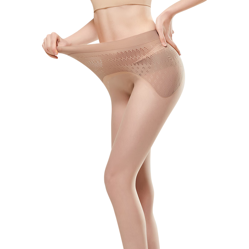 Afandi Silk Stockings for Women [1D Sun Protection] Apple Buttocks Face Mask Socks, Ultra-Thin High-Elasticity Shiny Leg Milk Skin Socks, Skin-Brightening Base Layer Pantyhose