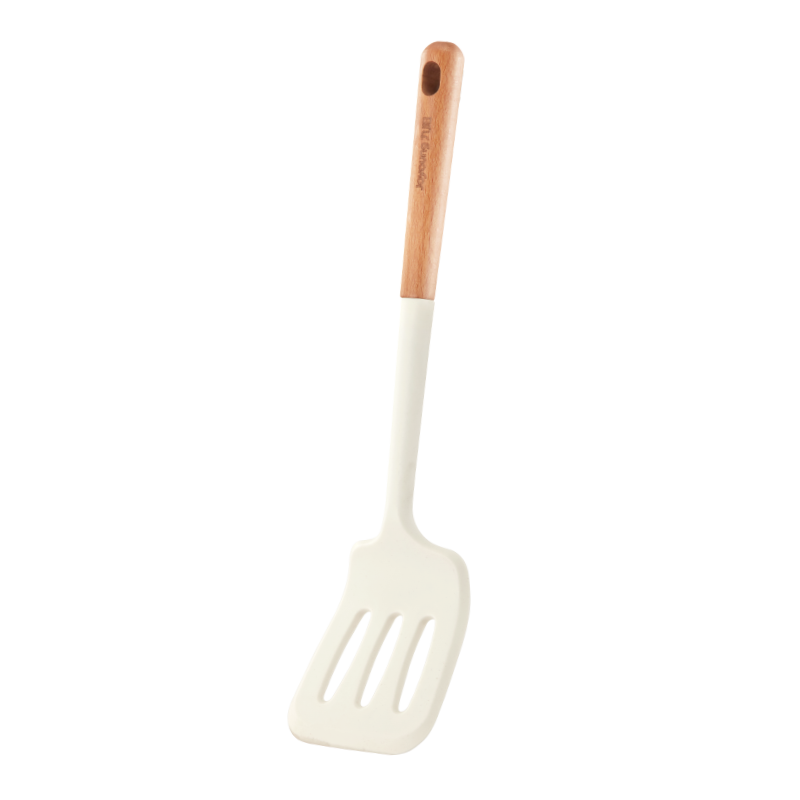 Joyoung Silicone Spatula, Frying Pan Turner, Egg Flipper, Pancake Turner, Steak Flipper, Non-Stick Pan Spatula, Frying Pan Specialized Spatula, White
