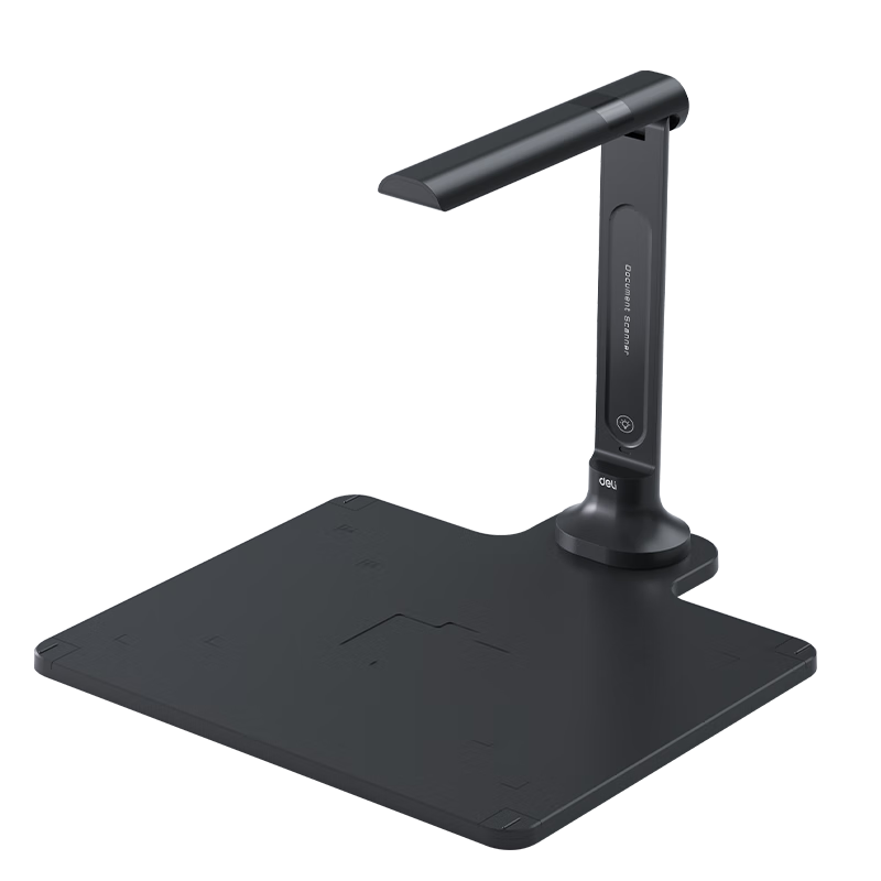 Deli Scanner High-Speed Camera, AI Intelligent 20 Million Pixel Automatic Continuous Scanning, HD Video Display Stand, Photo And Document Scanning, High-Speed Office Home Use A4 Hard Base, GK241