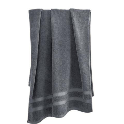 JDJZ 400g Extra Soft Cotton CP Bath Towel A Class Extra Large Thick Absorbent Unisex Bath Towel Grey Blue