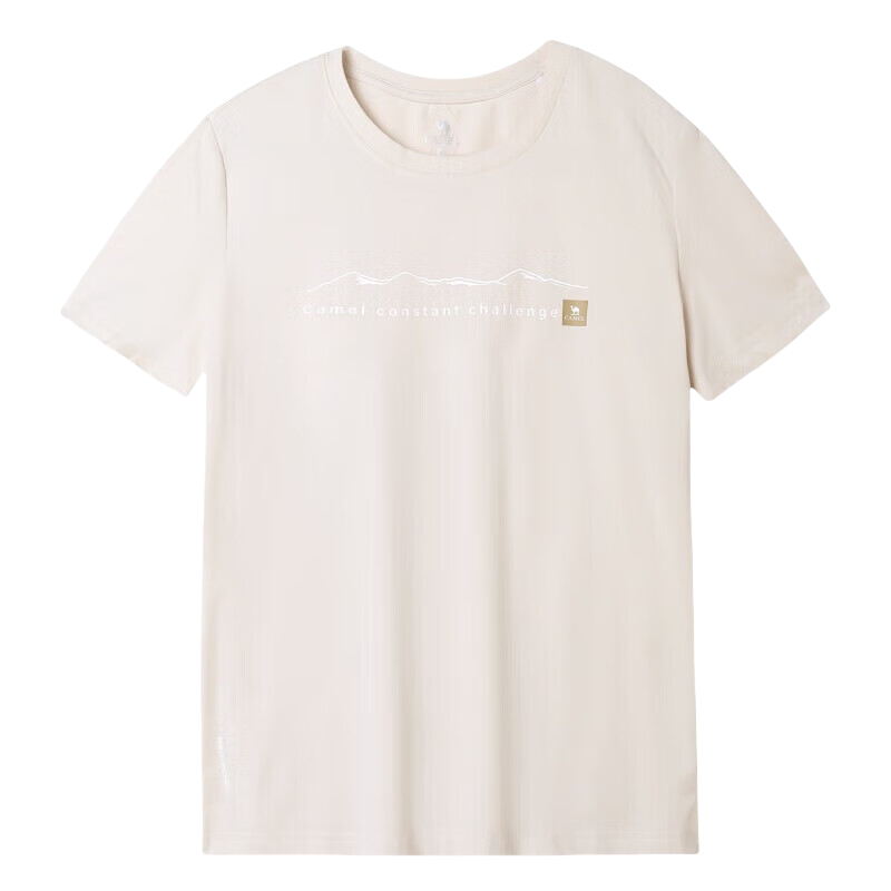 CAMEL Outdoor Quick-Dry Short-Sleeve Men's Round Neck T-Shirt, Couple Style, Original Yarn, Sun Protection, Hiking Camping Top [Chuanshan] 0011