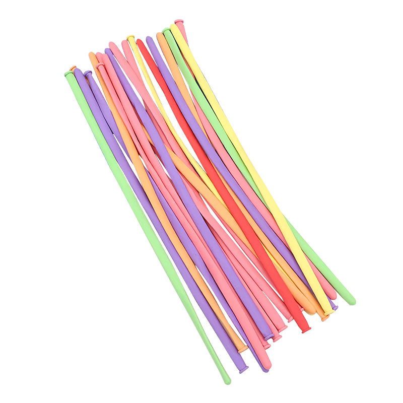Duomeiyi Magic Long Balloon, Thickened Children's Birthday Decoration, Wedding Party Setup, Long Strip-Shaped, Includes Pump