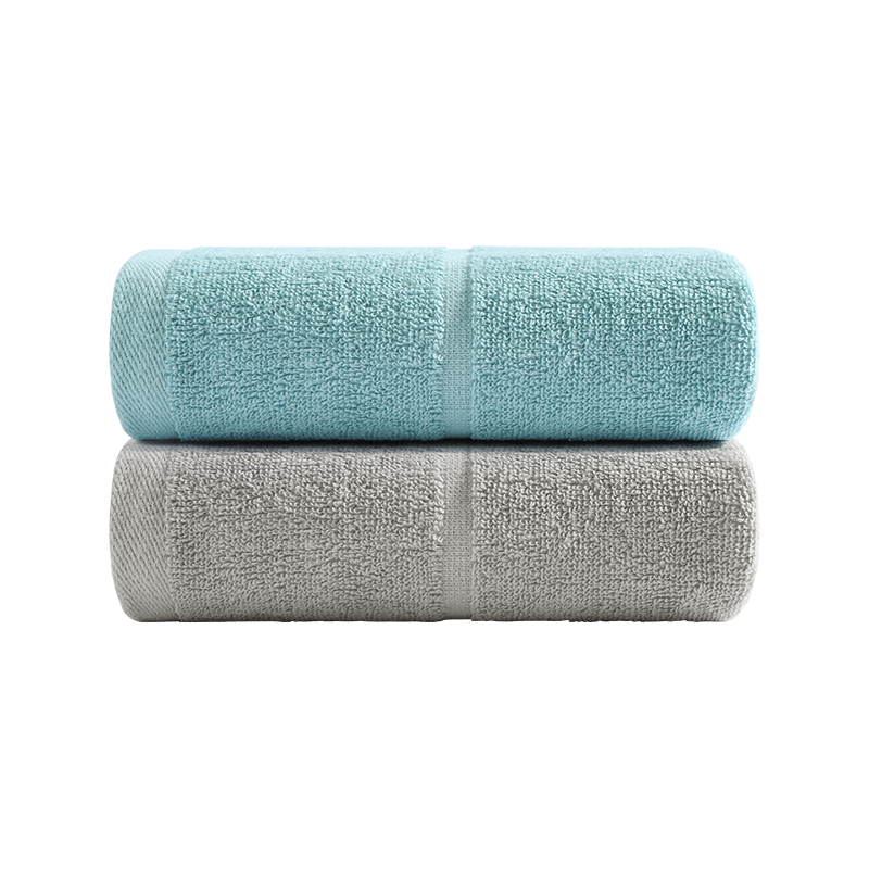 Grace Pure Cotton Towels, 7A Antibacterial, 2-Pack, Soft And Absorbent Face Towels, Low Lint, Thick Large Face Towels for Face Washing And Bathing