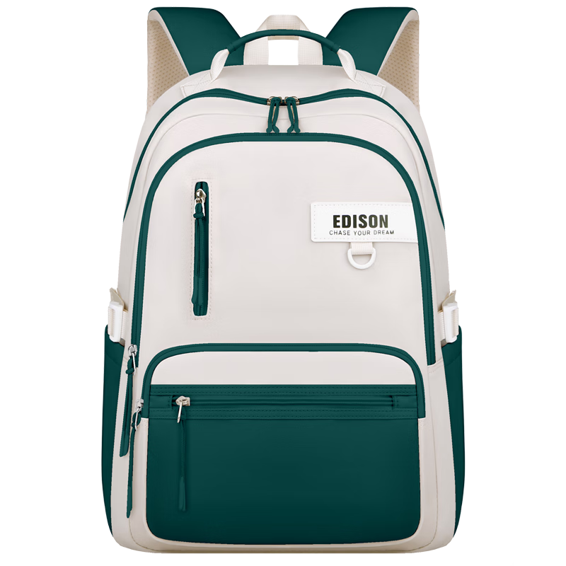 Edison Middle School Student Backpack for Girls, Spine-Protecting, Load-Reducing, Large Capacity, Water-Resistant Shoulder Bag, High School Backpack K061-2
