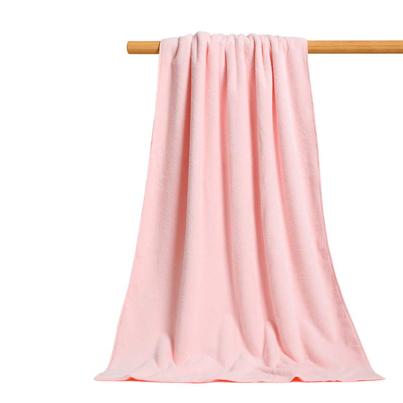 GGT Japanese Men's Bath Towel, Quick-Drying Absorbent Large Bath Towel for Adults, Lint-Free for Women, Cherry Blossom Pattern, 80*200 Cm