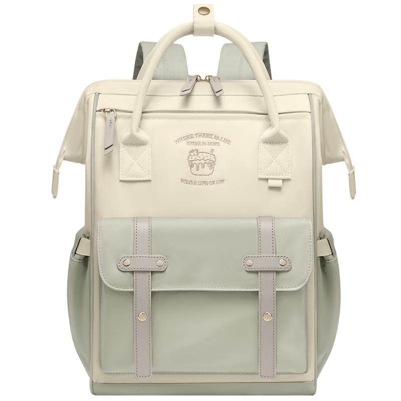 POLO Backpack for Women, Large Capacity School Bag, IPad Laptop Bag, College Student Travel Commuter Backpack, Birthday Gift