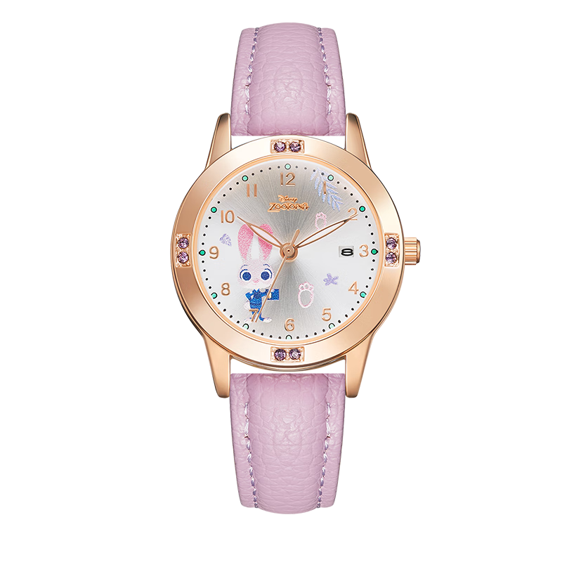 Disney Judy Collaboration Cute Kids Waterproof Quartz Watch for Elementary to High School Students Birthday School Gift
