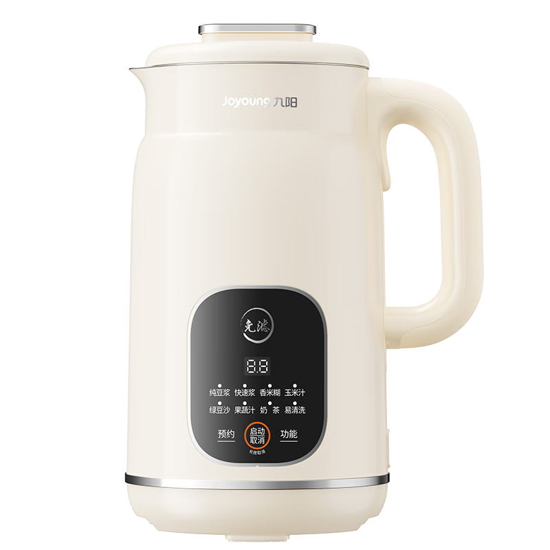 Joyoung Soy Milk Maker, 1L Capacity, Fast Grinding, Quiet Operation, Programmable Timer, One-Touch Self-Cleaning, for 1-3 People, Fully Automatic Multi-Functional Blender D285