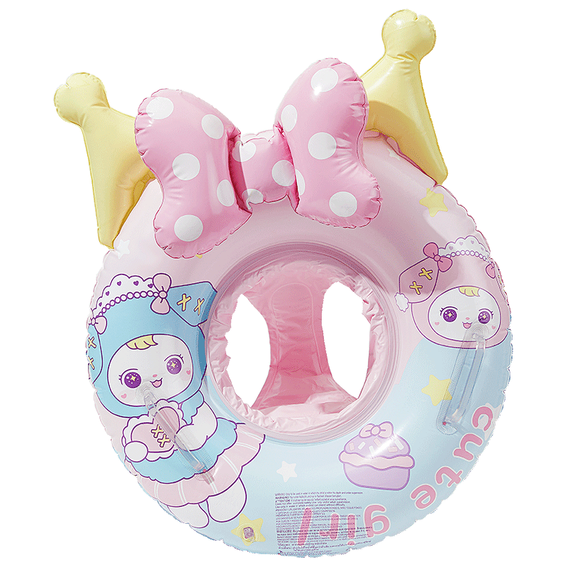 361° Children's Swimming Ring, Thickened Life Buoy, Anti-Rollover, for Girls Beginners And Toddlers, Inflatable Armpit Ring