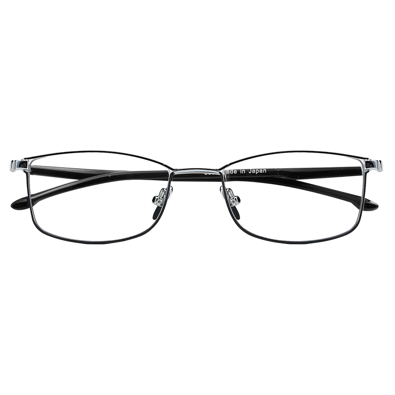 Jingpintang Japanese Imported Reading Glasses for Men, Anti-Blue Light High Definition Memory Titanium Reading Glasses, Sold by JD Authentic Product 300 Degrees