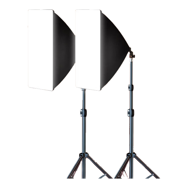 CRENOV [Complete Set of Backdrops] Live Streaming Photography LED Fill Light, Continuous Lighting, Softbox, Studio Equipment for Photography, Video Shooting, Short Videos, Livestreaming, Beauty Kit