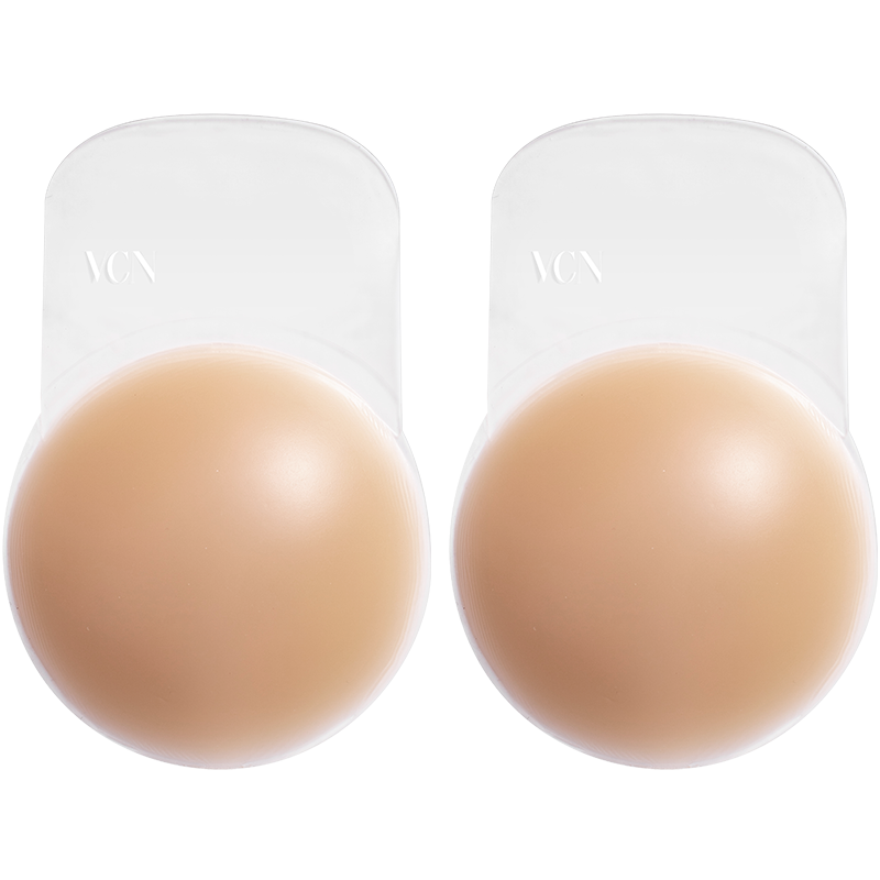 Vcn Pink Muscle Lifting Breast Pads - Size M [Natural Skin Tone] Breast Stickers for Women, Wedding Dress Use, Lifts Large Breasts, Prevents Sagging And Nipple Show