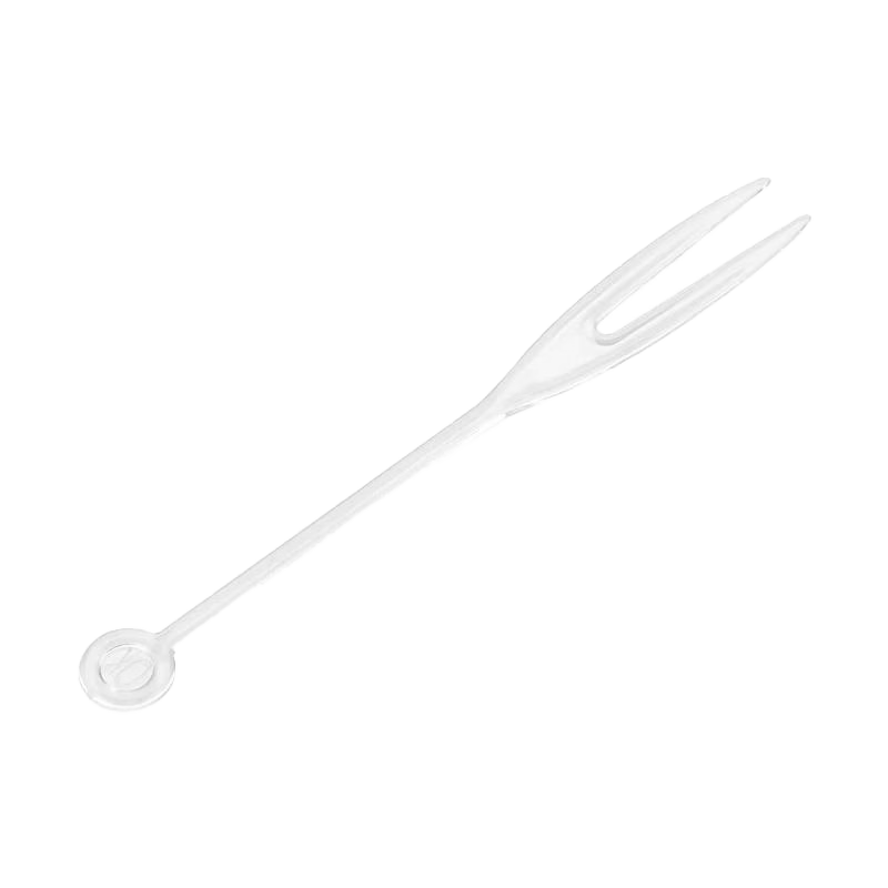 Jieribang Disposable Forks Individually Packaged 200pcs Thickened Household Plastic Food-Grade Cake Dessert Fruit Forks