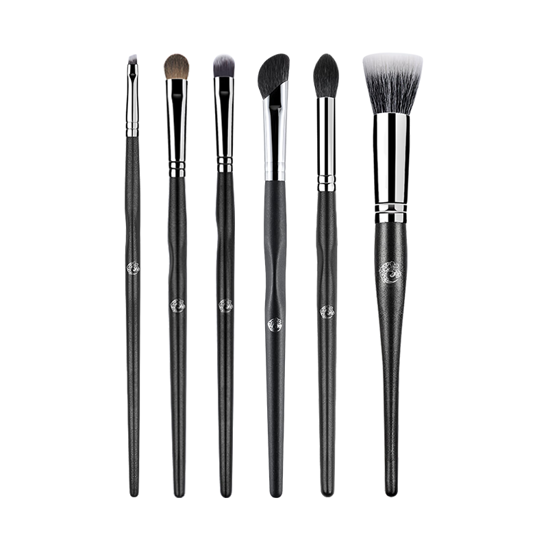ENERGY Master Series Classic 6-Piece Set (3 Eyeshadow Brushes + Blush + Concealer + Nose Shadow), 520 Gift Brush