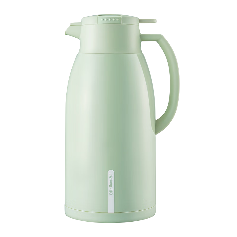 Joyoung Insulated Bottle, Large Capacity Thermos for Home Use, Glass Inner Liner, Hot Water Bottle for Students' Dormitory And Outdoor Use, 1.9L