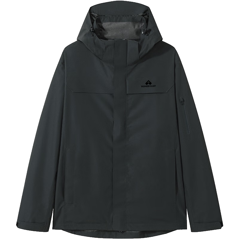 Pioneer Camp Zhuque Hardshell Jacket for Men, Spring And Autumn Outdoor Hiking Mountaineering Coat, Windproof Waterproof Outerwear