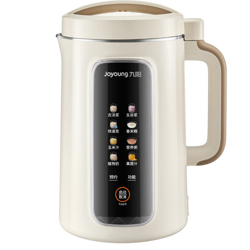 Joyoung 1.2L Soy Milk Maker for 3-4 People, Blender with Traditional Soybean Paste Making Method, Programmable, Filter-Free, Automatic Home Juicer And Food Processor DJ12P-D565