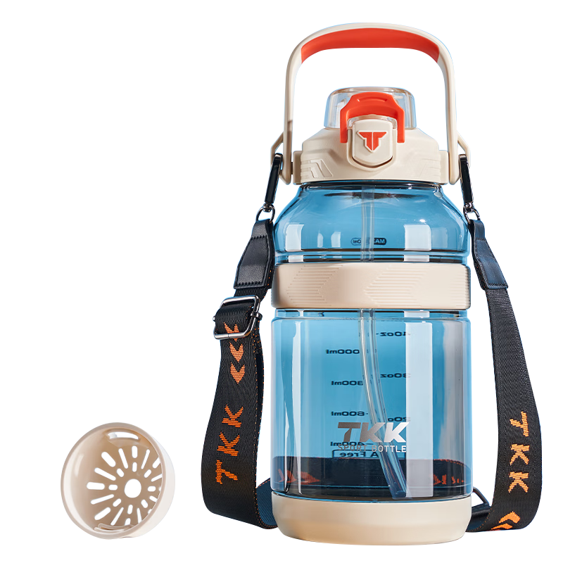 CICA Children's Water Bottle, Large Capacity, for Boys And Girls, Tritan Material, Large-Volume Container, Student Sports Water Bottle, Food-Grade Wide-Mouth Cup, Summer Use