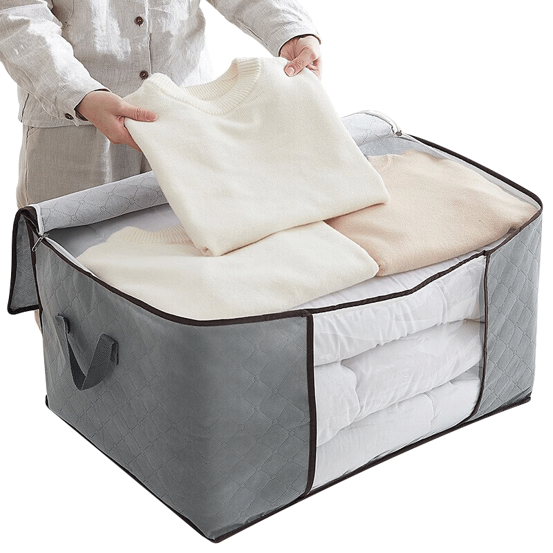 Edo Quilt Storage Bag [Large Capacity, Transparent] Summer Clothes And Quilt Storage Bag, Luggage Packing Bag