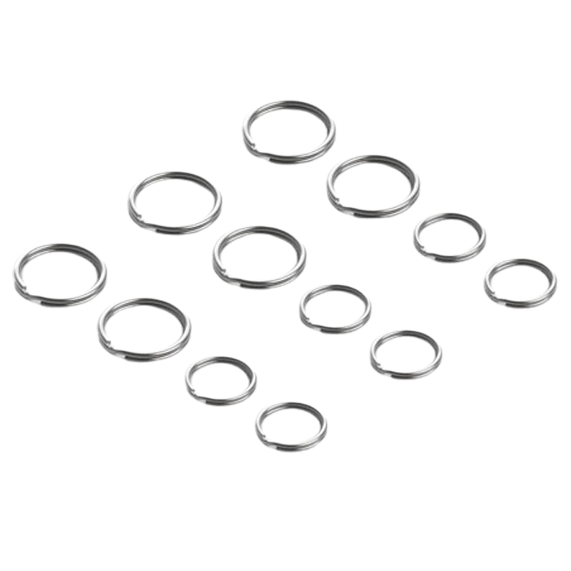 Laiben Titanium Alloy Key Ring, Keychain, Quick-Release Hook, Car Flat Ring, Round Ring, Key Ring Accessory