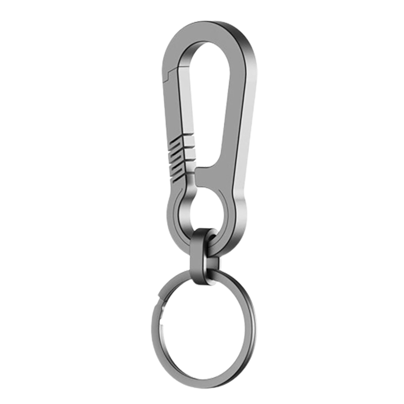 Laiben Titanium Alloy Car Keychain, Men's Key Ring, Waist-Hanging Key Holder, Key Chain Pendant, High-End Creative Gift