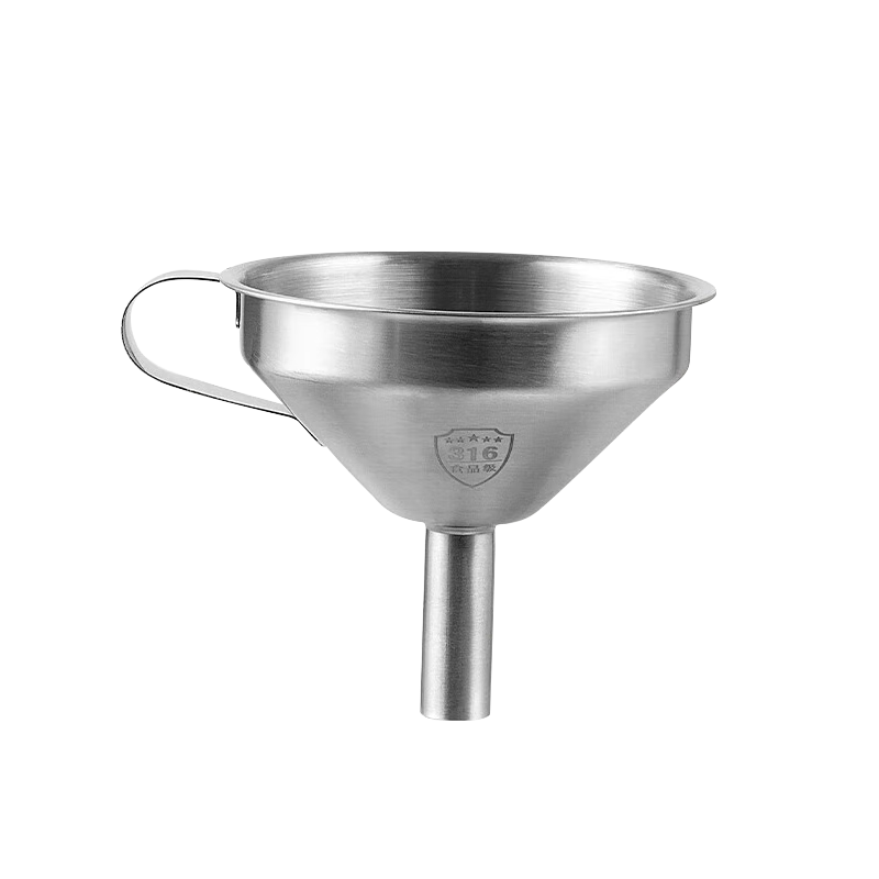 Jekero Thickened 316 Stainless Steel Funnel with Detachable Strainer, Food-Grade Large Size Kitchen Oil And Wine Funnel