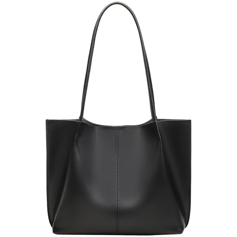 C.BANNER Leather Handbag, Women's Large Tote Bag, High-Capacity Shoulder Bag for Commuting, Practical Birthday And Mother's Day Gift for Mom