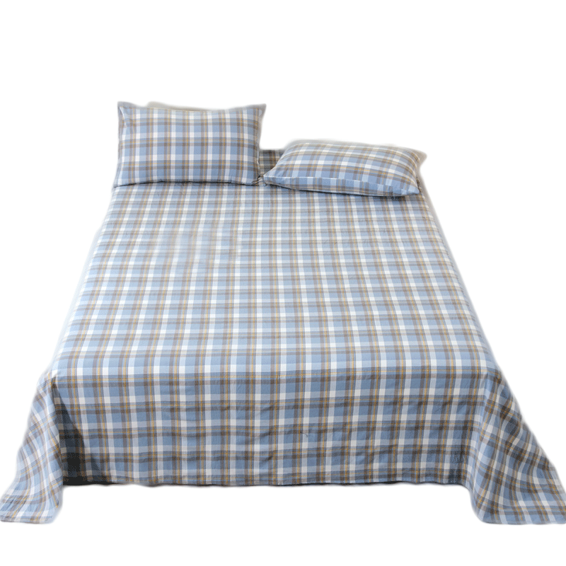 Grace Bed Sheet, Single Piece, Class A, 7A Antibacterial Pure Cotton, All-Season Skin-Friendly Bedding for Two, Light Misty Pattern - 200*230cm