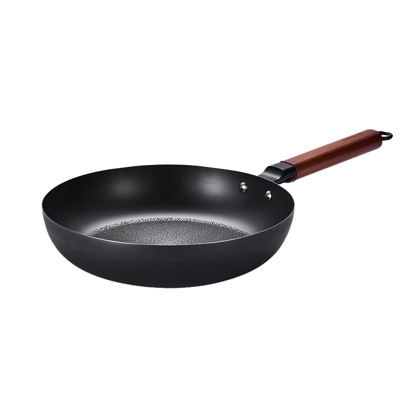 Joyoung Cast Iron Frying Pan, Deep Skillet, Breakfast Pan, Steak Pan, Suitable for Home Use on Induction And Gas Stoves, 24cm