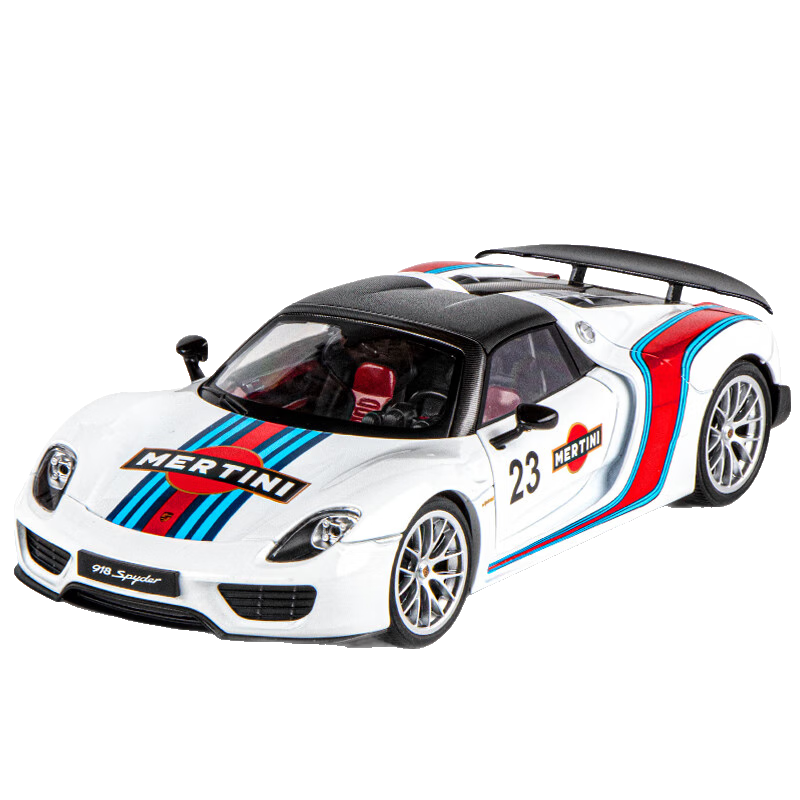 Heimanba Porsche 918 Spyder 1:18 Scale Die-Cast Car Model Toy for Children's Collection And Display