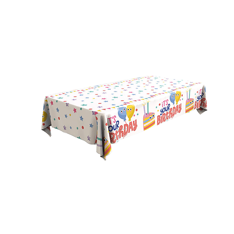 Onizi Birthday Tablecloth Birthday Scene Decoration Cake Girl Birthday Props Atmosphere Boy Party Decoration Happy Birthday