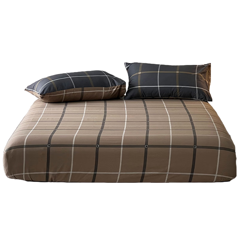 Dohia Cotton Bed Sheet, Single Piece, Non-Slip Mattress Cover, Dust-Proof Protector for Simmons Bed, 1.5m X 2m
