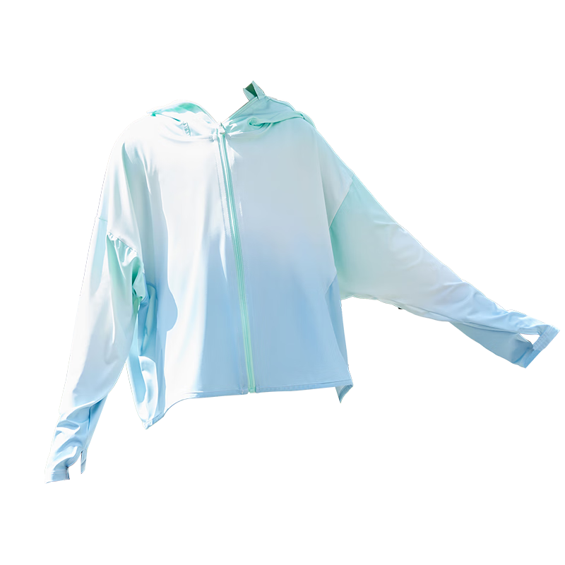 Moremerry Children's Sun Protection Clothing, Cool And Breathable, for Boys And Girls, Summer UV Protection, Baby Sun Protection Garment, Bright Blue-Green, M Size