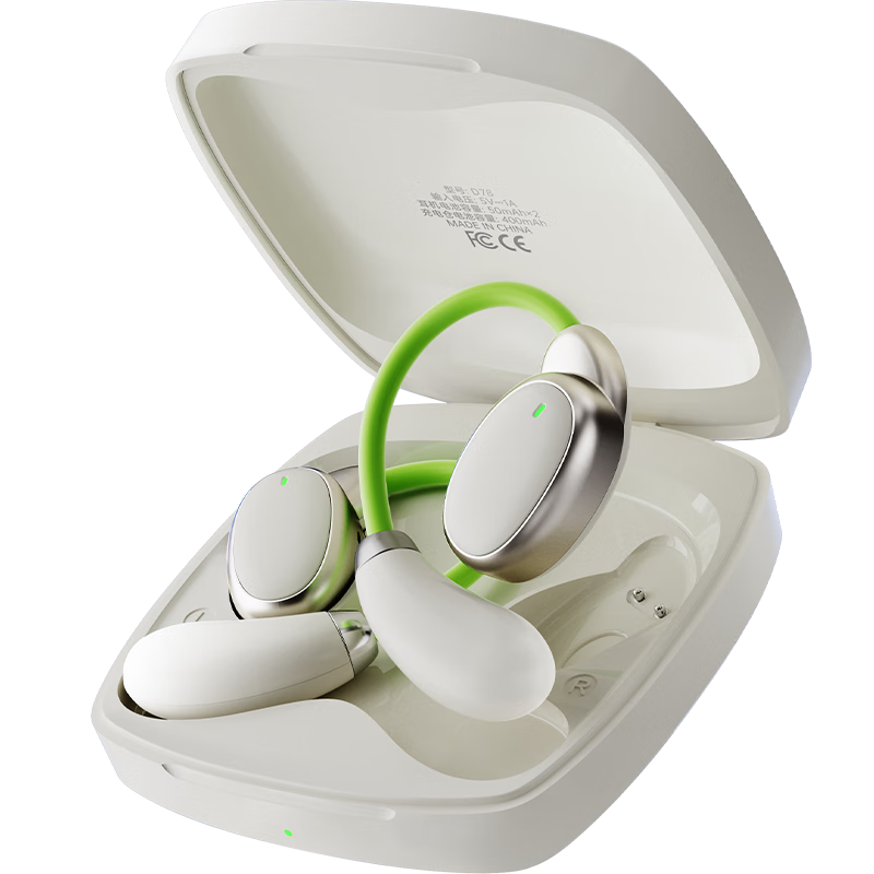BIAZE Bluetooth Headphones, Open-Ear Bone Conduction Concept True Wireless Non-In Noise-Cancelling Sports Running Cycling Calling Gaming Ultra-Long Battery Life Sport Color Scheme