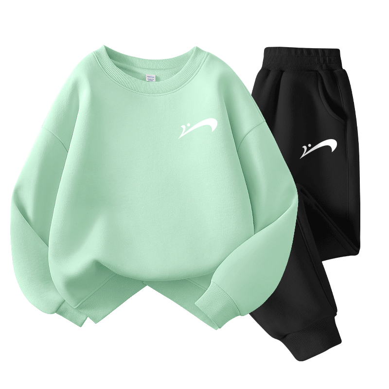 Guirenniao Boys' Spring Outfit, Children's Spring And Autumn Two-Piece Set, Older Boys' Sweatshirt, Boys' Sportswear Set