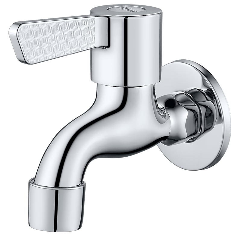 MEJUE Mop Sink Faucet, Brass Thickened, 1/2 Inch Single Cold Quick-Open Mop Sink Faucet, Small Four-Point Faucet Z-016535