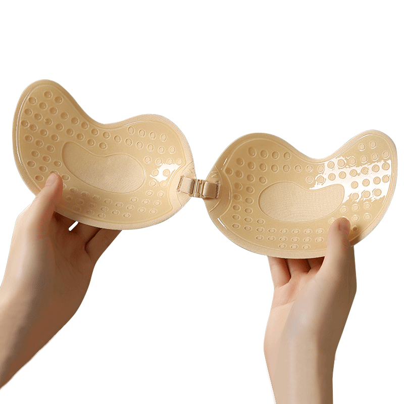 MiiOW Invisible Bra for Women, Push-Up And Lift, Breast Pads for Wedding Dresses, Breathable Seamless Formal Wear, Nipple Covers, Waterproof And Anti-Exposure