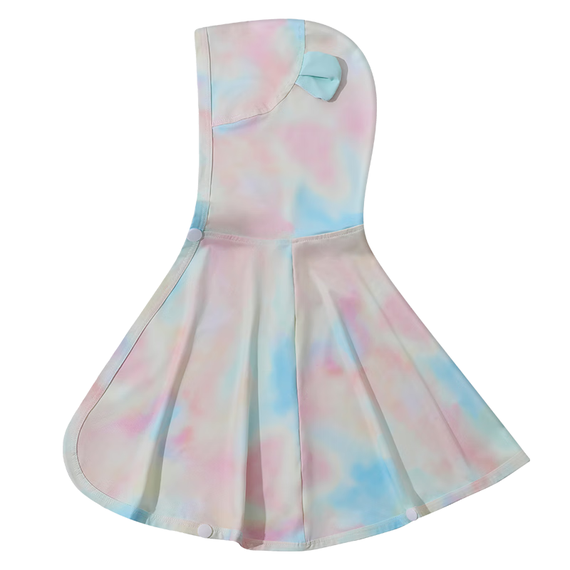 Moremerry Baby Sun Protection Clothing, UV-Resistant, Cool-Feeling, Breathable, for Boys And Girls, Summer Ice Silk Sunscreen Garment, Colorful Bubble Patter