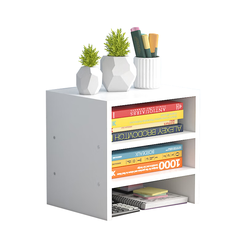 Jingjiayi Desktop Storage Rack, Multi-Layer Desk Organizer for Students, Office And Computer Desks, Storage Solution with Layers