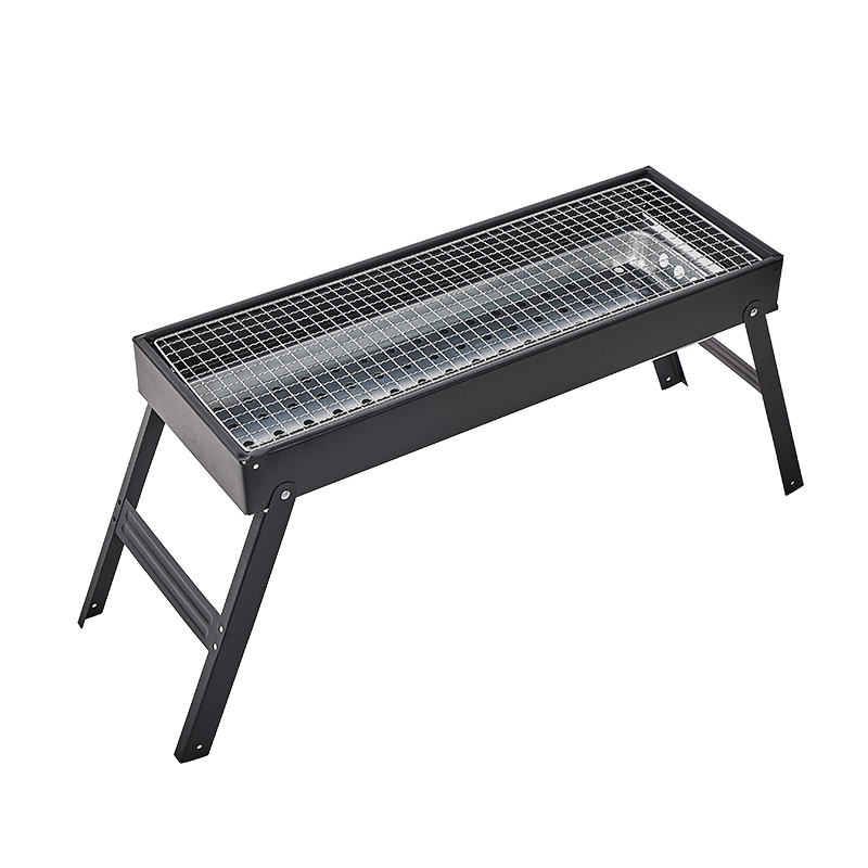 OFEIS Barbecue Grill Set for Home And Outdoor Use, Portable Charcoal Grill for Camping And Kebab Skewers, 6-Piece Set
