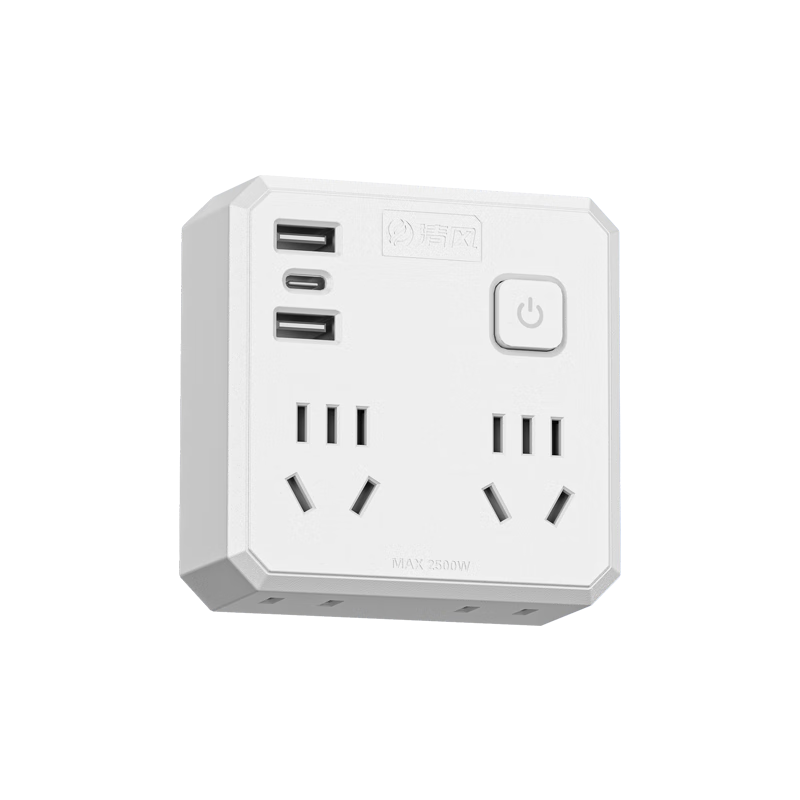 Kyfen 86-Type Split Control Wall Conversion Plug/socket/power Converter/conversion Socket/multi-Outlet Adapter for Home, Bedroom And Kitchen Use