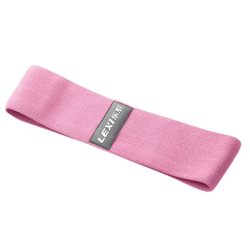 Lexi Elastic Resistance Band for Women's Fitness, Strength Training, Glute Exercises And Workouts, Pink 90 Lbs Beginner Level