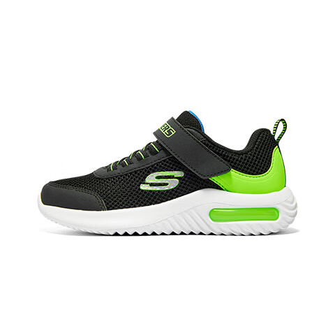 Skechers Children's Sports Shoes, Boys' Breathable Mesh Shoes, Fashionable Velcro Sneakers for Older Kids, Running Shoes 403748L