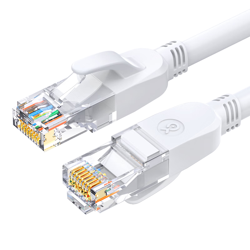 BIAZE Cat6 Ethernet Cable, 40 Meters, Gigabit High-Speed Broadband Cable, CAT6 Category for Home Computer Network Engineering And Surveillance, 8-Core Twisted Pair Patch Cord, White