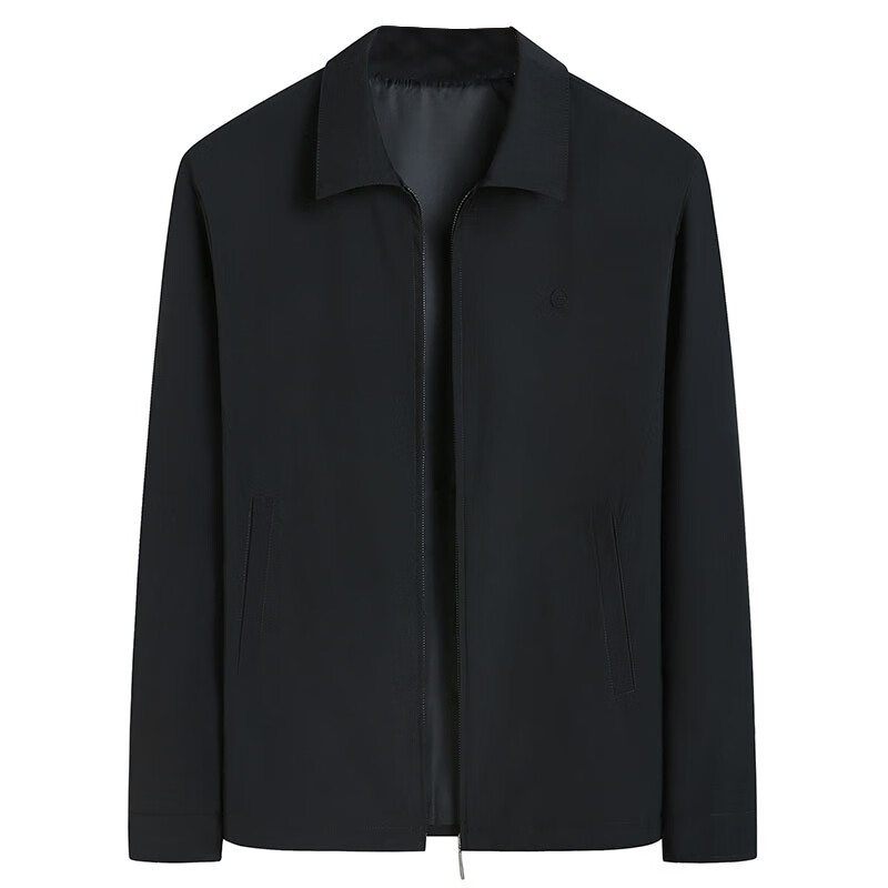 TUCANO Men's Jacket, Business Casual Executive Coat, Versatile Comfortable Classic Fashion Lapel Top, Men's Clothing, Navy Blue L