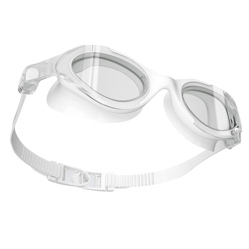 WATERTIME / Shuichuan Swimming Goggles, Myopia Waterproof Anti-Fog Large Frame Swimming Glasses with Prescription for Men And Women, White 200