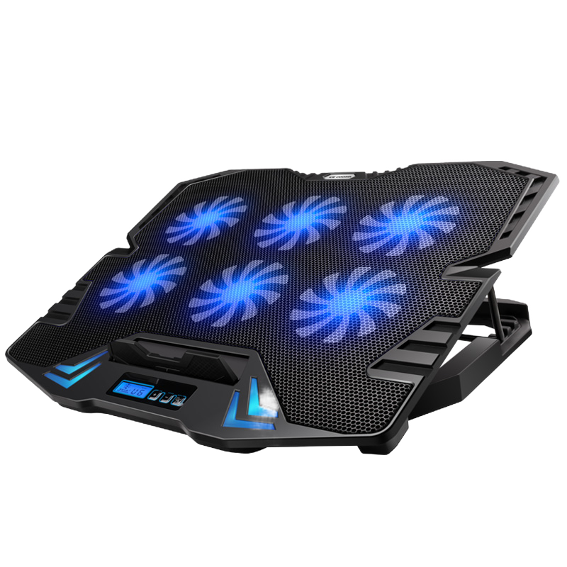 ICE COOREL K8 Laptop Cooling Pad, Computer Desk Riser Stand, Tablet Laptop Cooling Stand, Adjustable Speed Cooling Rack, Suitable for 15.6-Inch Lenovo Huawei HP Dell Universal
